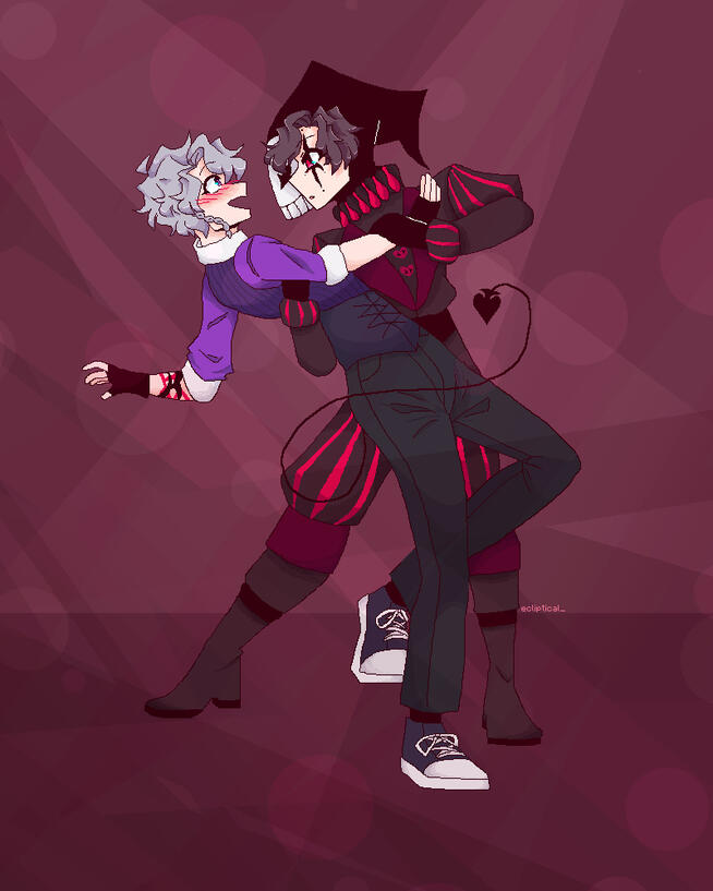 example (shading, 2 character fullbody, $75)