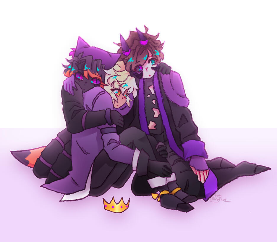 rendered full body 3 characters, $90