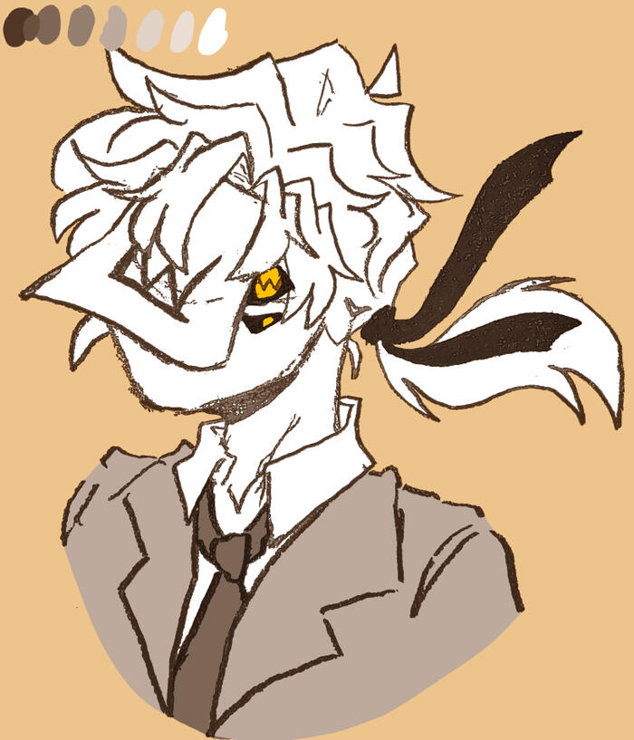 flat color bust, $15